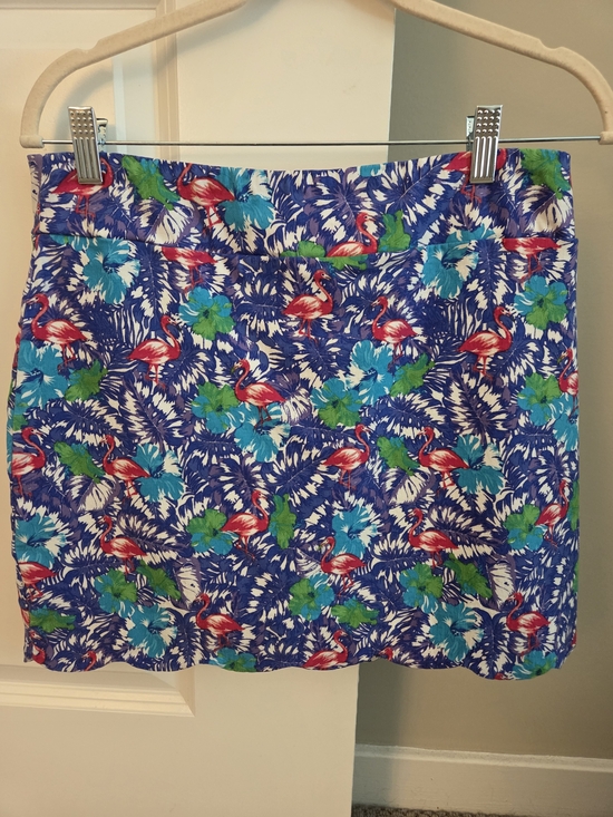 Corral Dresses & Skirts - Tropical Flamingo Print Women’s Skort - Blue